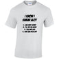 NEO01146 I Know I Swear ALot Unisex Cotton T-Shirt 3 colours 8 sizes Printed