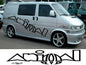 NEO00443 Animal logo badge van graphics stickers decals x 4 surf snow ski bodyboard vw
