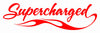 NEO00590-00640 Supercharged Fancy Flame Car Bike Van Truck Boat Vinyl Graphic Sticker Decal Various Designs Available