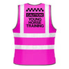 NEO00949K Kids Hi-Viz printed caution young horse training safety wear for horse riding
