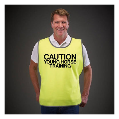 NEO00951T Adults Hi-Viz Tabards printed caution young horse training safety wear for horse riding