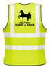 NEO00953 Adults Hi-Viz printed caution horse & rider safety wear for horse riding