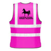 NEO00954K Kids Hi-Viz printed caution young horse training safety wear for horse riding