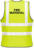 NEO00962 Adults Hi-Viz Printed Fire Marshal Visibility Saftey Wear Workplace
