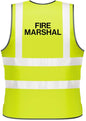 NEO00962 Adults Hi-Viz Printed Fire Marshal Visibility Saftey Wear Workplace