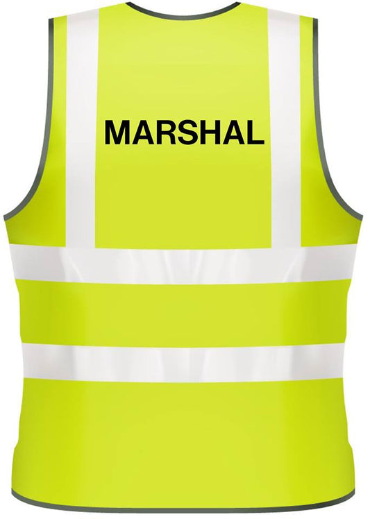 NEO00963 Adults Hi-Viz Printed Marshal Visibility Safety Wear PPE