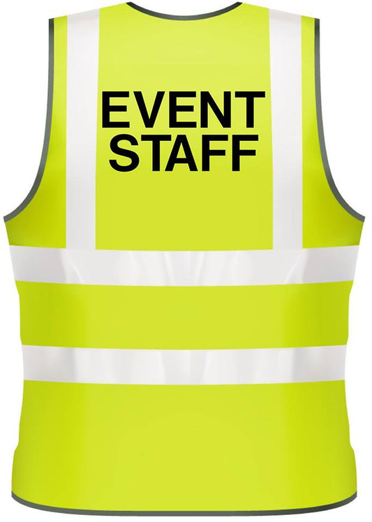 NEO00964 Adults Hi-Viz Printed Event Staff Visibility Safety Wear PPE