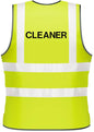 NEO00968 Adults Hi-Viz Printed Cleaner Safety Wear Workplace PPE