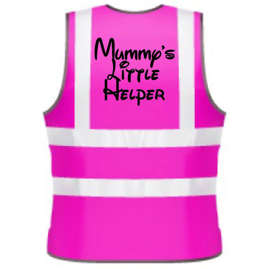 NEO00970K Kids Hi-Viz printed Mummy`s Little Helper safety wear Kids