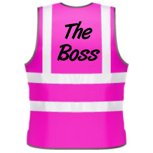NEO00972K Kids Hi-Viz printed The Boss safety wear Kids