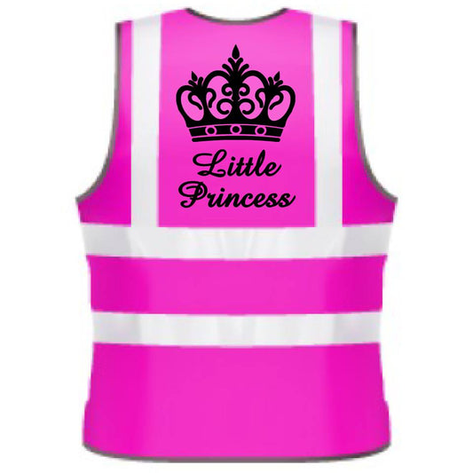 NEO00973K Kids Hi-Viz printed Little Princess safety wear Kids