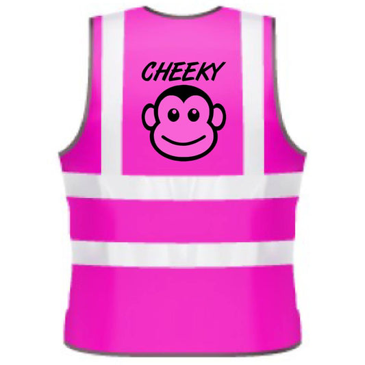 NEO00975K Kids Hi-Viz printed Cheeky Monkey safety wear Kids