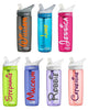NEO01204 Personalised Name Stickers for Drinks Bottle x 2 - Disney Style Water
