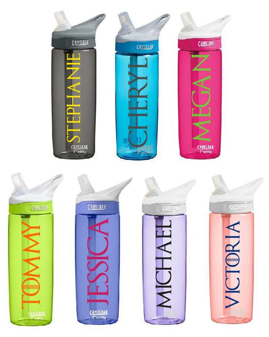 NEO01206 Personalised Name Stickers for Drinks Bottle x 2 - Game of Thrones Style Water