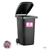 BIN03 Wheelie Bin x4 Custom Number and Street Name Stickers 170mm x 120m
