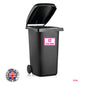 BIN03 Wheelie Bin x4 Custom Number and Street Name Stickers 170mm x 120m