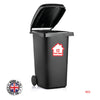 BIN01 Wheelie Bin x4 Custom Number and Street Name Stickers 150mm x 150m