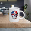 SKULL13 Skull 11oz Ceramic printed mug funny gift tea coffee costa