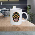 SKULL08 Skull 11oz Ceramic printed mug funny gift tea coffee costa