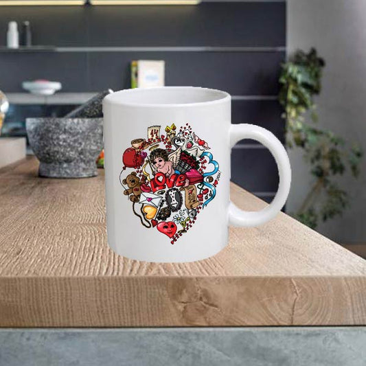 SPECOCC21 Love 11oz Ceramic printed mug funny gift tea coffee costa