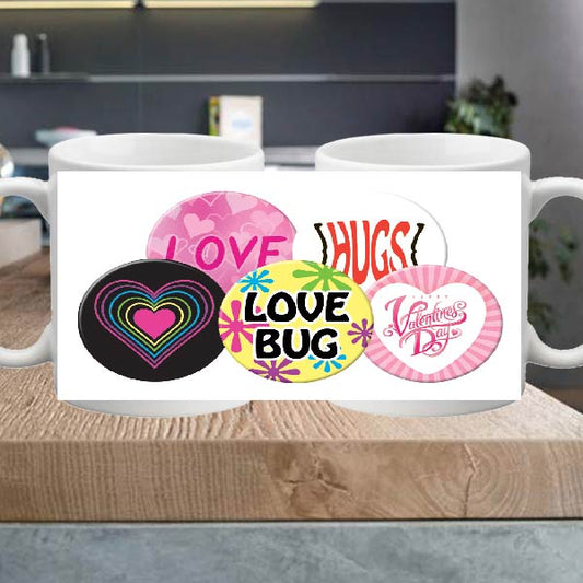 SPECOCC03 Love 11oz Ceramic printed mug funny gift tea coffee costa