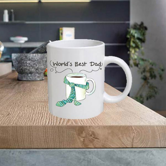 SPECOCC34 Worlds Best Dad11oz Ceramic printed mug funny gift tea coffee costa