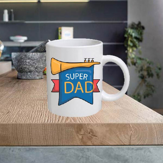 SPECOCC38 Super Dad11oz Ceramic printed mug funny gift tea coffee costa