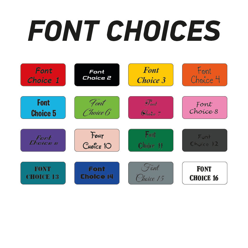 NS01-05 Personalised Name Stickers